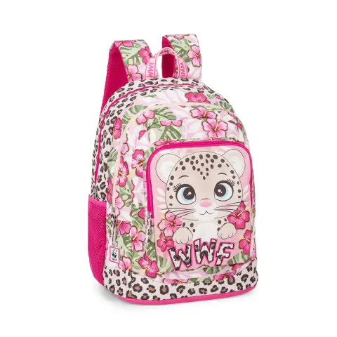 Wwf Zaino Scuola Organizzato Illustrato Leopardo