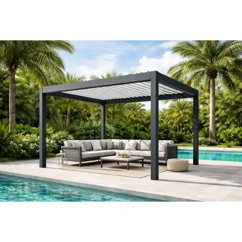 Pergola Palmas 3x3,6 Antracite H240