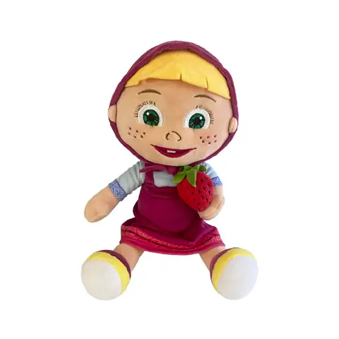 Peluche Masha Con Fragola 35 Cm