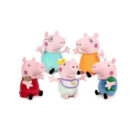 Peluche Peppa Pig Personaggi Assortiti 35 Cm