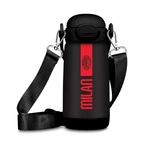 Borraccia Bambino Termica Acciaio Inox 460 ml con Tracolla