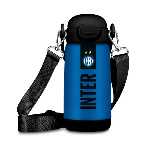 Borraccia Kid Inter con Tracolla Acciaio Inox 400ml