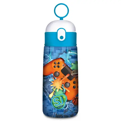 Borraccia SJ Gang con Cannuccia 460ml Inox 240