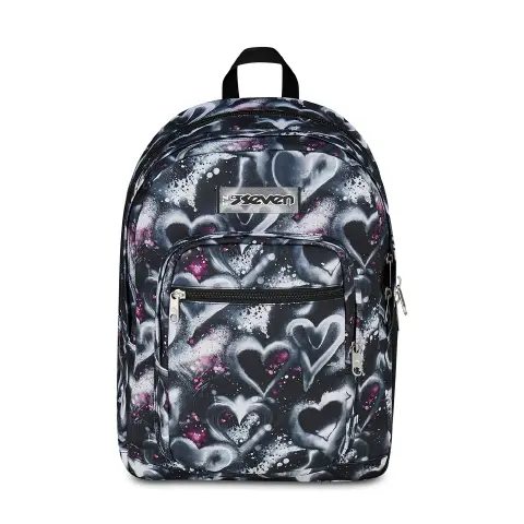 Zaino Scuola Freethink Jet Black 34 Litri con Tasca PC Tablet