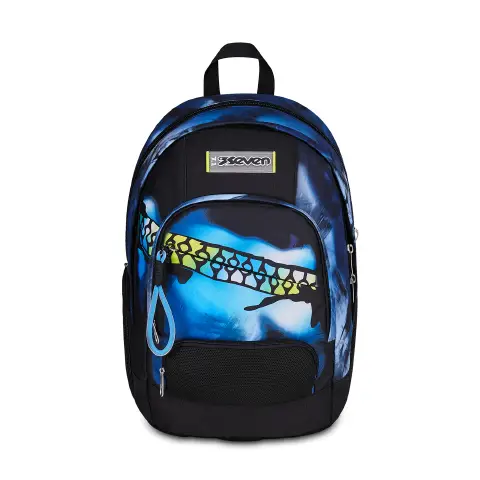 Zaino Scuola Seven Dual Blu Fusion 32 Litri con Tasca PC Tablet