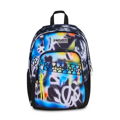 Zaino Scuola Seven Dual Detach Buzzy Note Boy 32 Litri