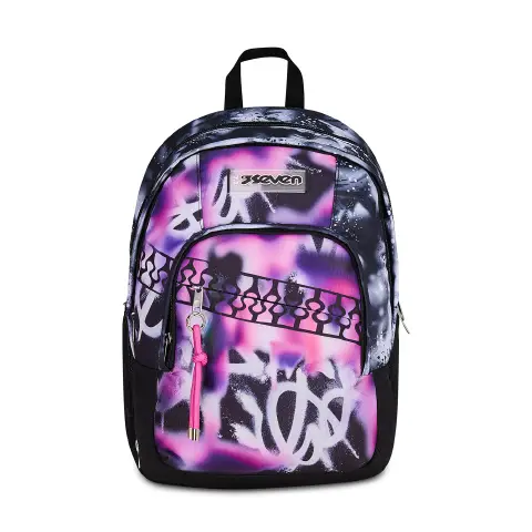 Zaino Scuola Seven Dual Detach Buzzy Note Girl 32 Litri