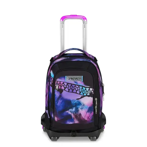 Trolley Zaino Scuola Seven Jack 8WD New Pink Fusion 34 Litri