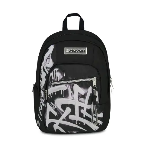 Zaino Scuola Seven Dual Detach Plumpy Line Boy 32 Litri