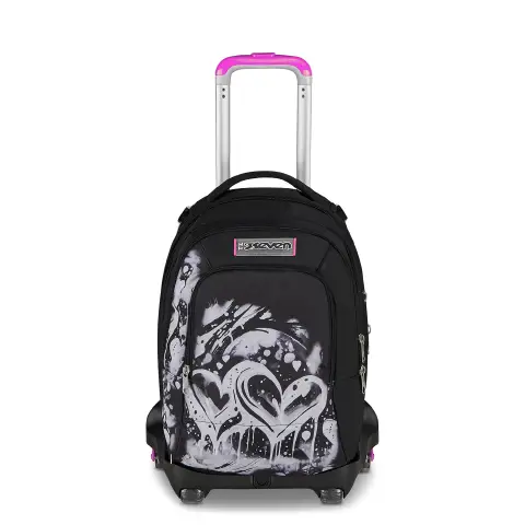 Trolley Zaino Scuola Seven Jack 8WD New Detach Plumpy Girl