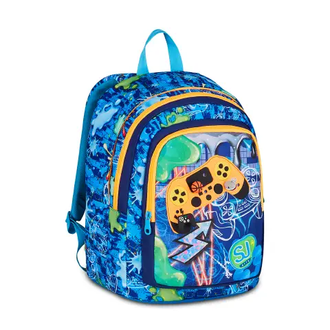 Zaino Scuola SJ Gang Joyful Pins Boy Advanced 29 Litri