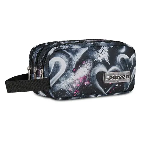 Freethink Girl Bustina 3 Zip Jet Black