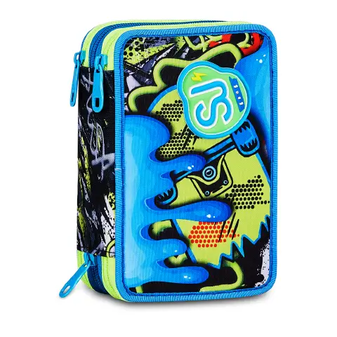 Astuccio 3 Zip SJ Gang Soft Pouch Boy 45 Pezzi