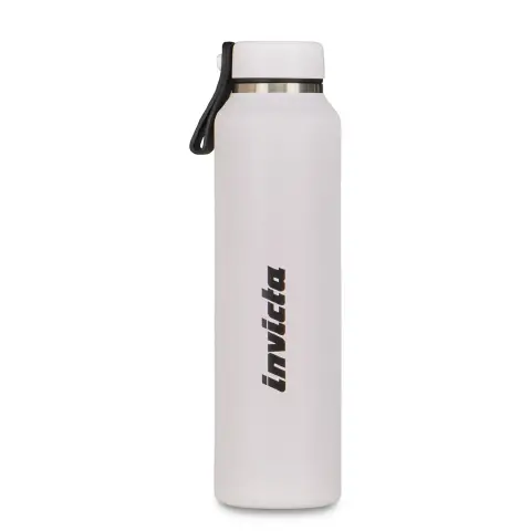 Borraccia Invicta Slim Acciaio Inox 480ml Bianca