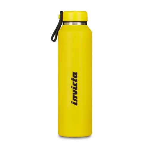 Borraccia Invicta Slim Gialla Acciaio Inox 480ml