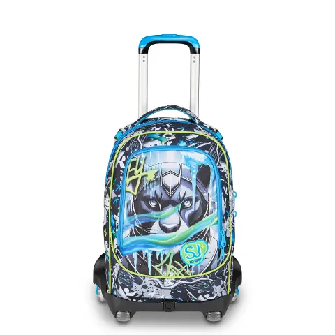 Sj Gang Glace Panther Boy Zaino 34 Litri con Trolley Jack-8wd
