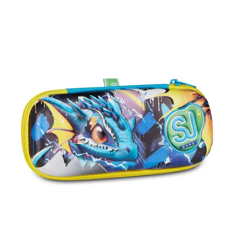 Portapenne 3D Sj Gang Metal Dragon Boy Bustina