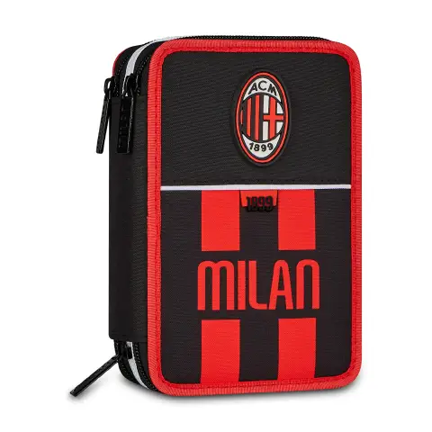 Astuccio 3 Zip Milan Est.1899 Completo 45 Pezzi