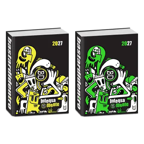 Bastardidentro Diario Std 16 Mesi Superspecial Fluo Agenda Intensam
