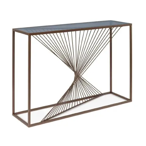 Consolle Espiral Desing Moderno 107x30 Cm Bizzotto