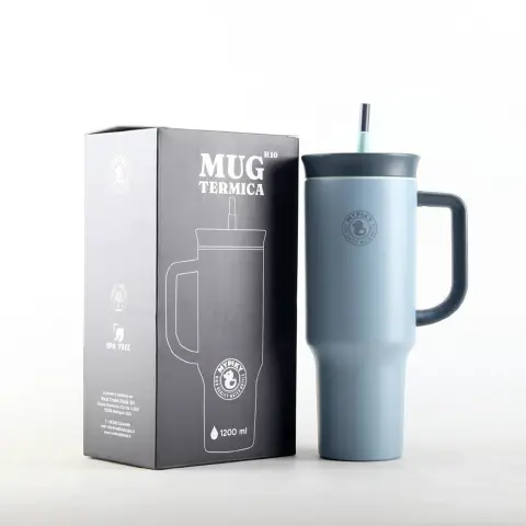 Mug Termica Mypiky 1200 ml - Grigia
