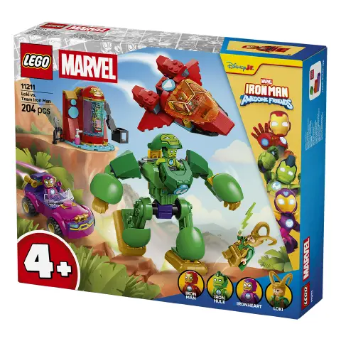 Lego 4plus Kids Gloves 2026 Loki Vs. Team Iron Man 11211