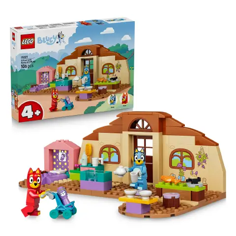 Lego Bluey a Scuola con Rusty e Bluey 11221