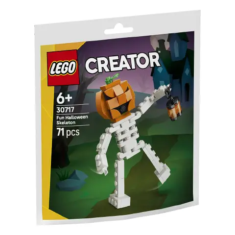 Lego Bustine Divertente Scheletro di Halloween 30717
