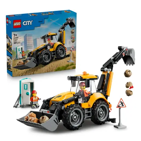 Lego City Scavatrice da Cantiere Gialla 60480