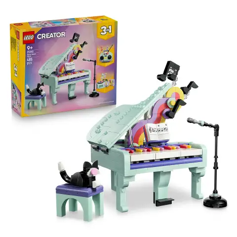 Lego Creator Pianoforte Decorativo con Gatto 31392