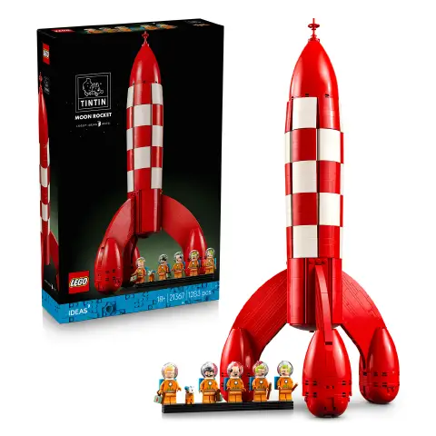 LEGO Ideas 21367 Razzo Tintin Set Spaziale da Collezione