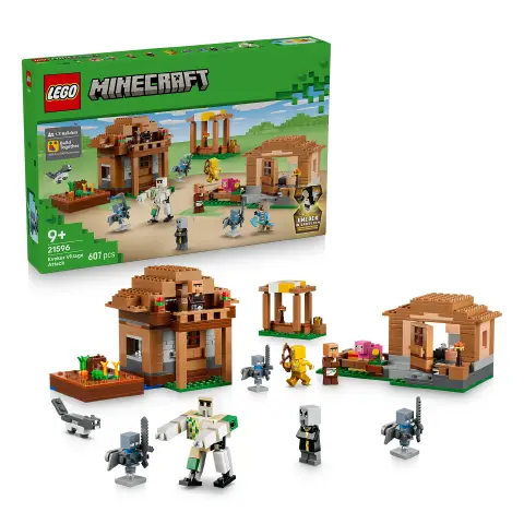 Lego Minecraft Attacco Al Villaggio Dell’evocatore 21596