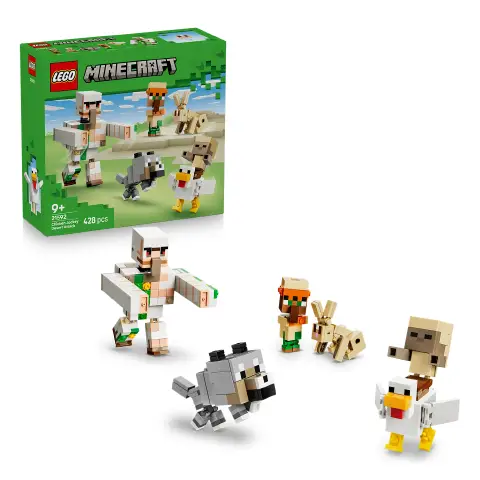 Lego Minecraft Attacco Nel Deserto del Fantino di Polli 21592