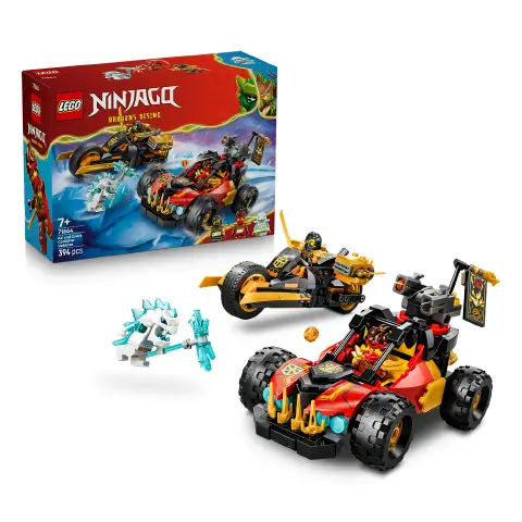 Lego Ninjago Veicoli Combinanti di Kai e Cole 71864