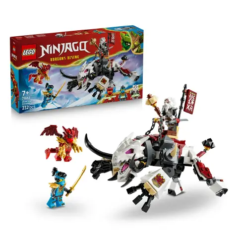 Lego Ninjago Zilvar e Grimtak La Bestia Drago 71863