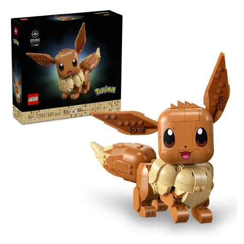 LEGO Pokémon Eevee 72151 Action Figure 587 Pezzi