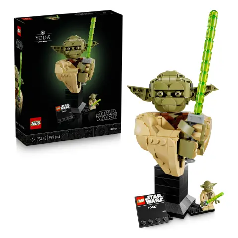 LEGO Star Wars 75438 Busto Yoda 399 Pezzi