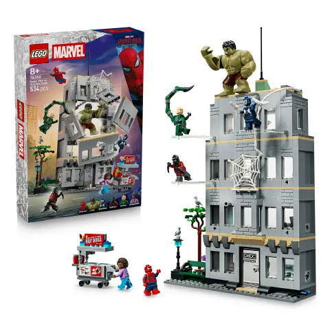 Lego Super Heroes Marvel Spider-man Vs Hulk At The Office Building 76350