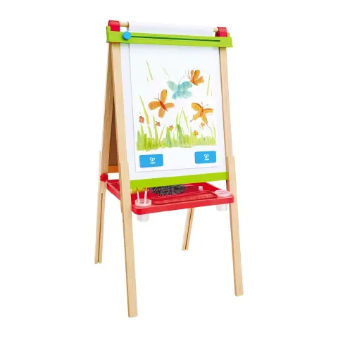 Cavalletto Per Piccoli Artisti In Legno Altezza Regolabile