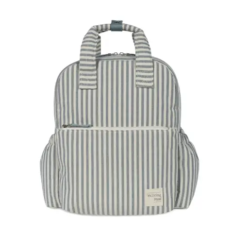 Zaino Fasciatoio Praliné Strisce Matcha Walking Mum