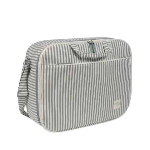 Valigia Maternità Praliné Strisce Matcha Walking Mum