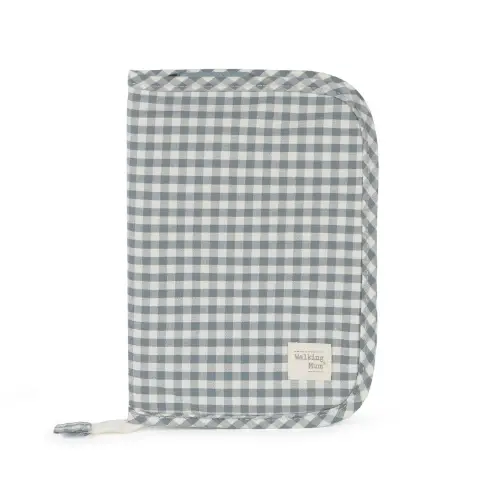 Portadocumenti Praliné Vichy Matcha Walking Mum