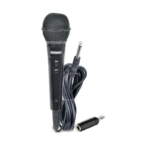 Microfono Dinamico Unidirezionale Con Cavo E Adattatore