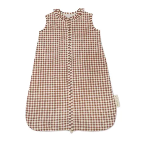 Sacco Nanna Estivo Praliné Vichy/strisce Moka Tog 0,5  Walking Mum