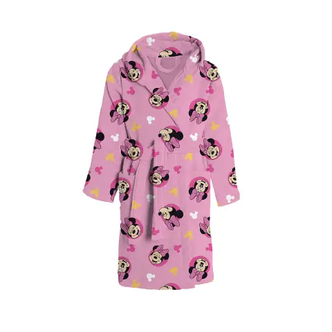 Accappatoio Spugna Minnie Tg. 2-3 Anni