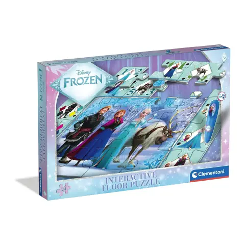Tappeto Gigante Interattivo Frozen 24 Pezzi