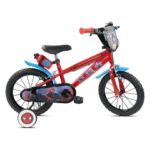 Bicicletta 14 Pollici Spiderman, Bici per Bambini  3-5 Anni