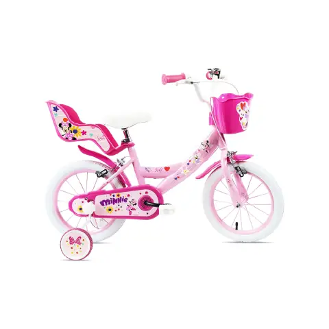 Bicicletta 14 Pollici Minnie, Bici per Bambini  3-5 Anni