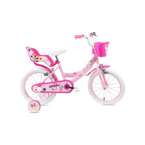 Bicicletta 16 Pollici Minnie, Bici per Bambini  4-6 Anni