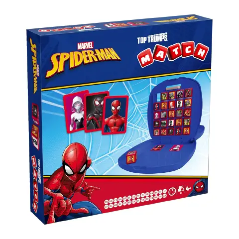 Top Trumps Match Spiderman – Gioco da Tavolo Marvel per Bambini e Famiglie